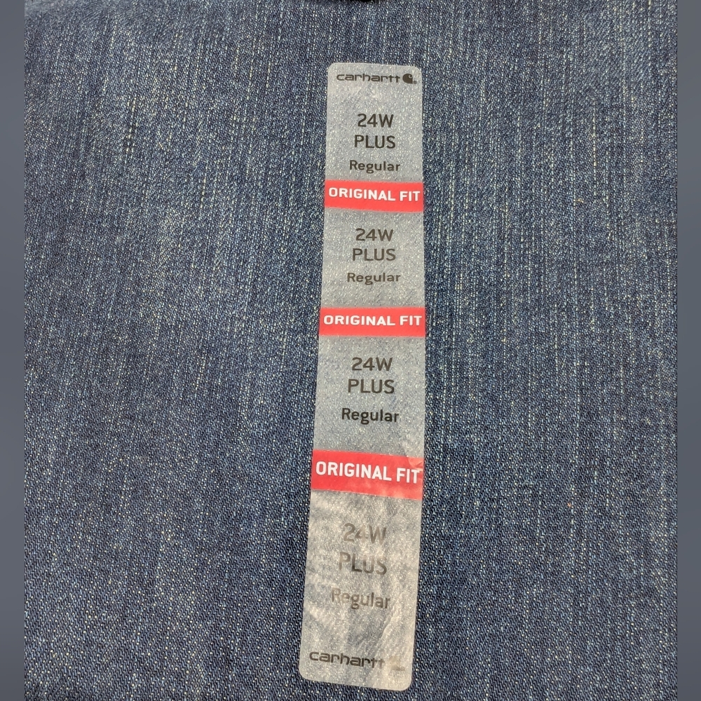 Carhartt Original-Fit Blaine Straight Jeans Women's Plus Size 24W - Picture 4 of 4